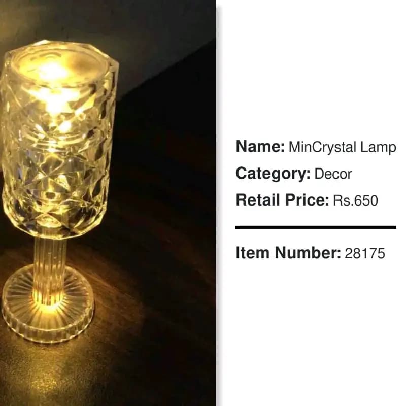 MinCrystal lamp